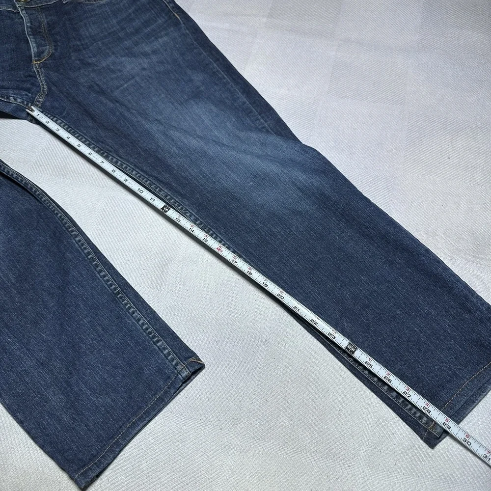 Rag & Bone Fit 2 Slim Jeans 38x29** Button Fly USA Made Denim‎ Dukes Medium Wash - Picture 15 of 16